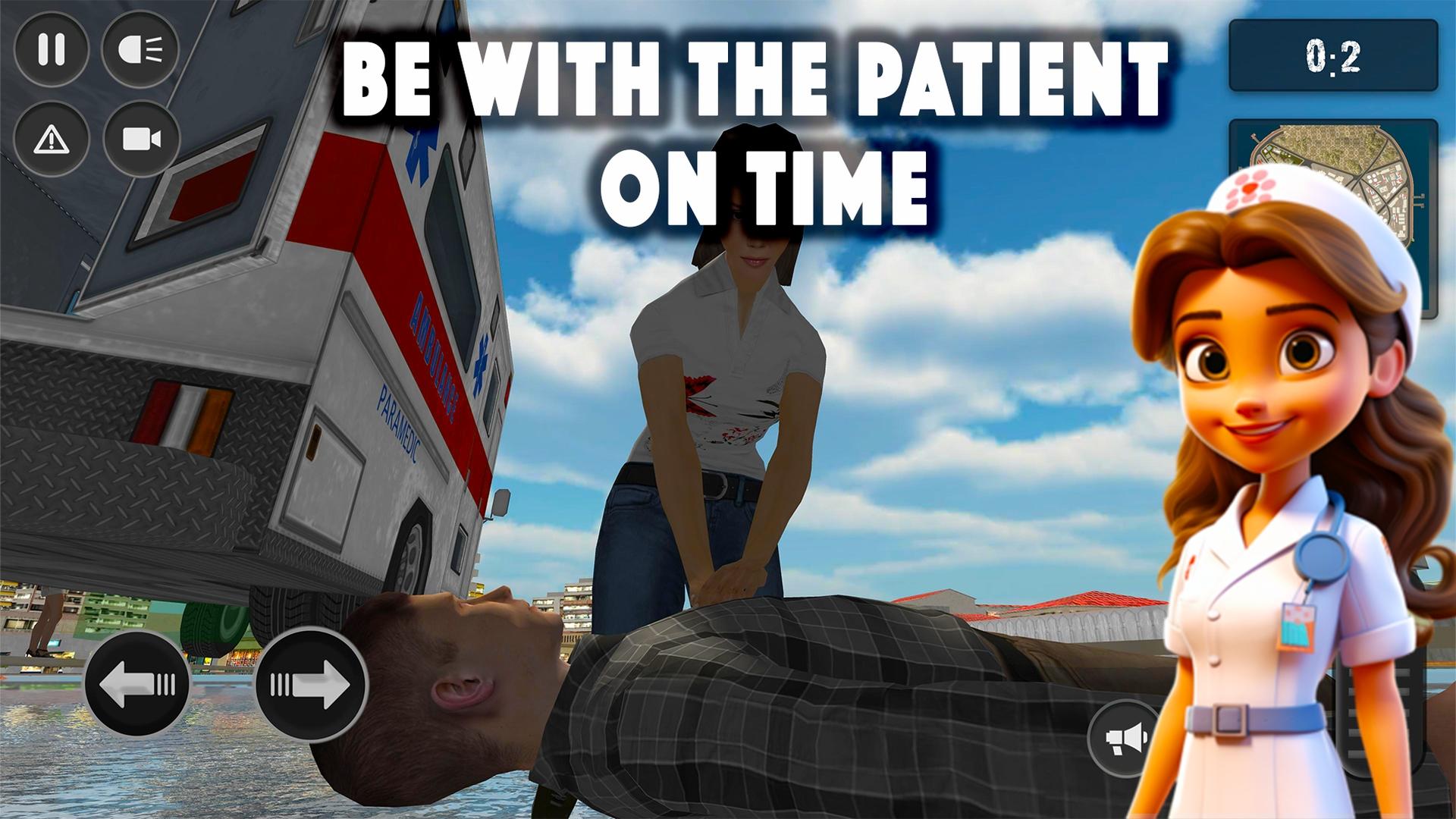 Ambulance Driver Simulator Pro Game Screenshot