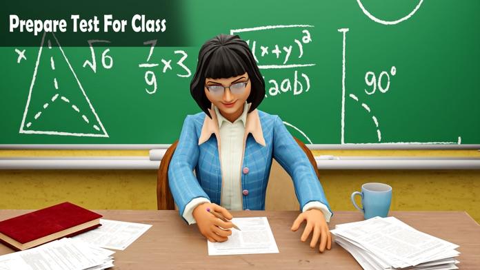 Tutor School Teacher Life 3D 게임 스크린샷