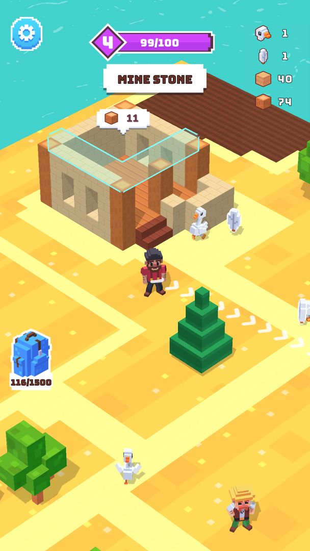 Craft Valley - Building Game screenshot game