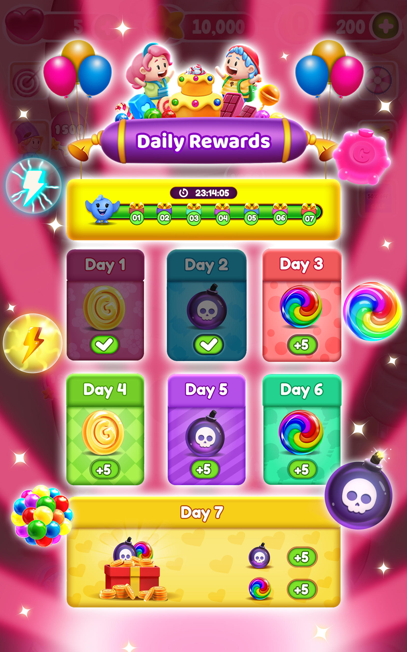 Bubble Shooter Games Gummy Pop Game Screenshot