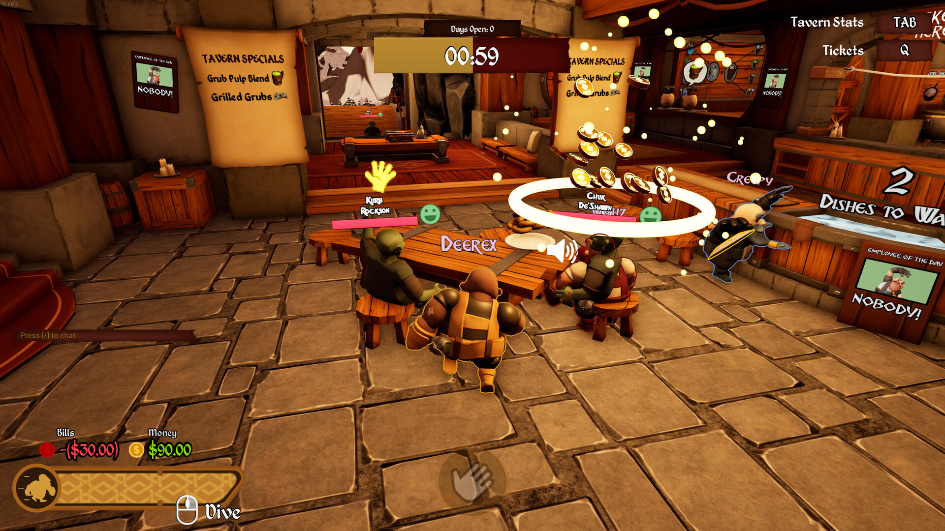 Screenshot of Bronzebeard's Tavern