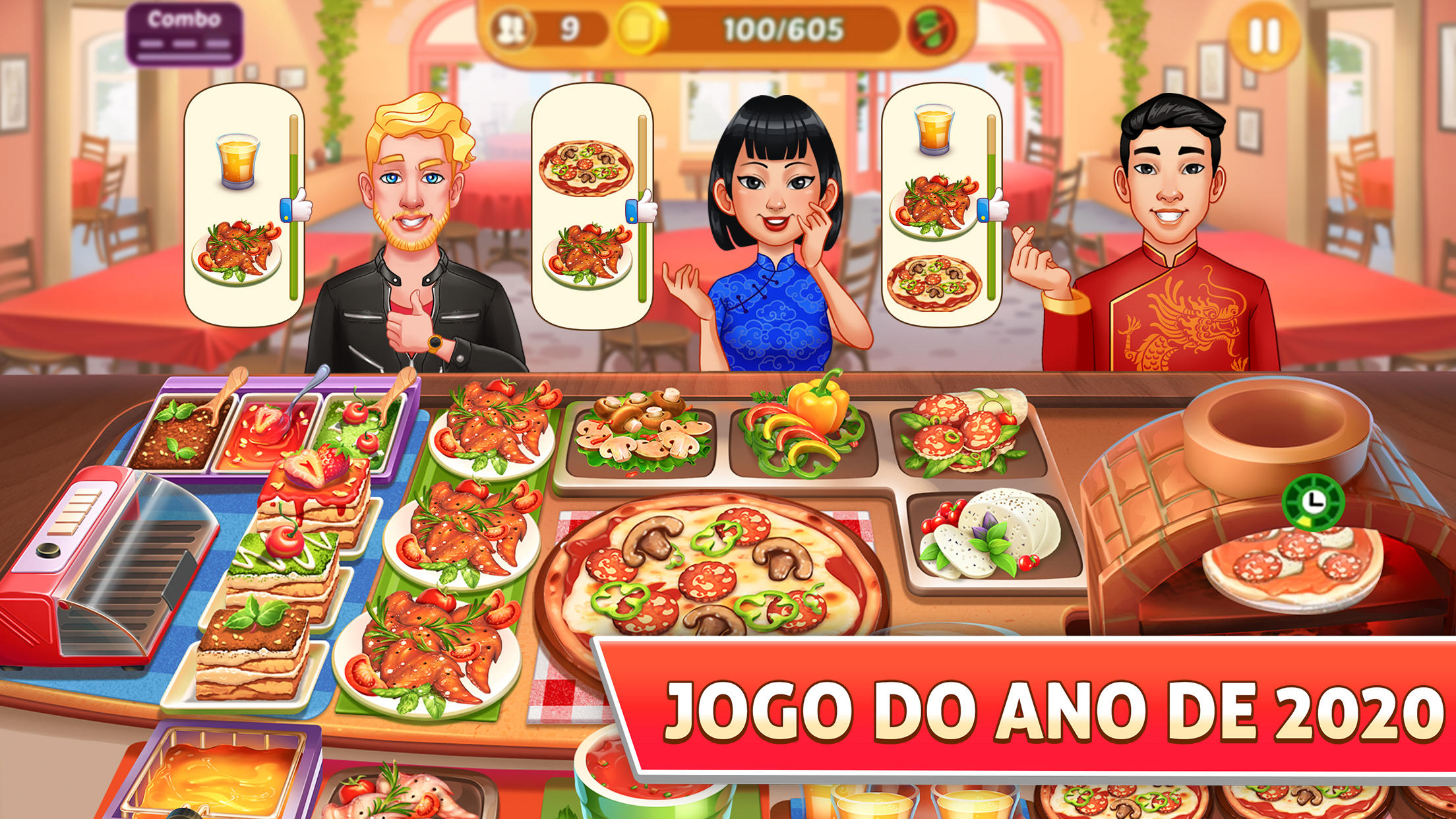 Captura de Tela do Jogo Kitchen Craze jogo de cozinhar