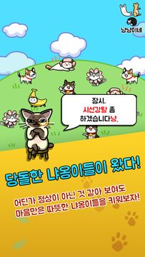 Cuplikan Layar Game 냥냥이네 - 고양이 키우기