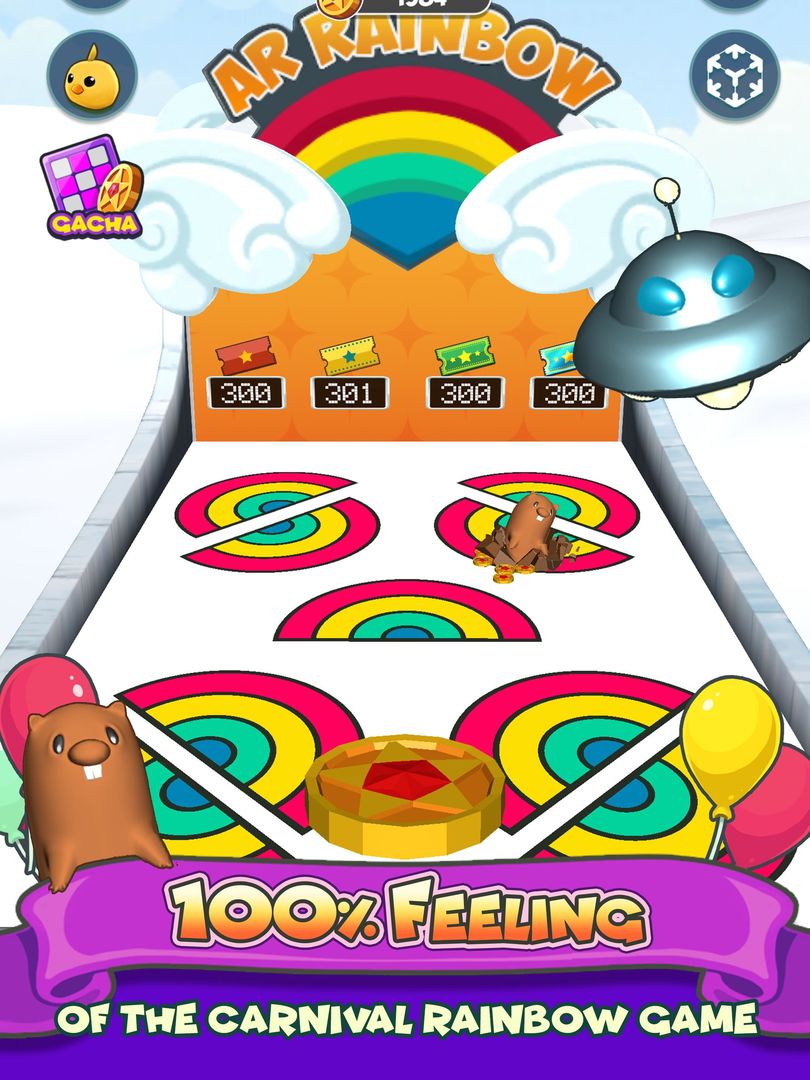 Rainbow Mania AR screenshot game