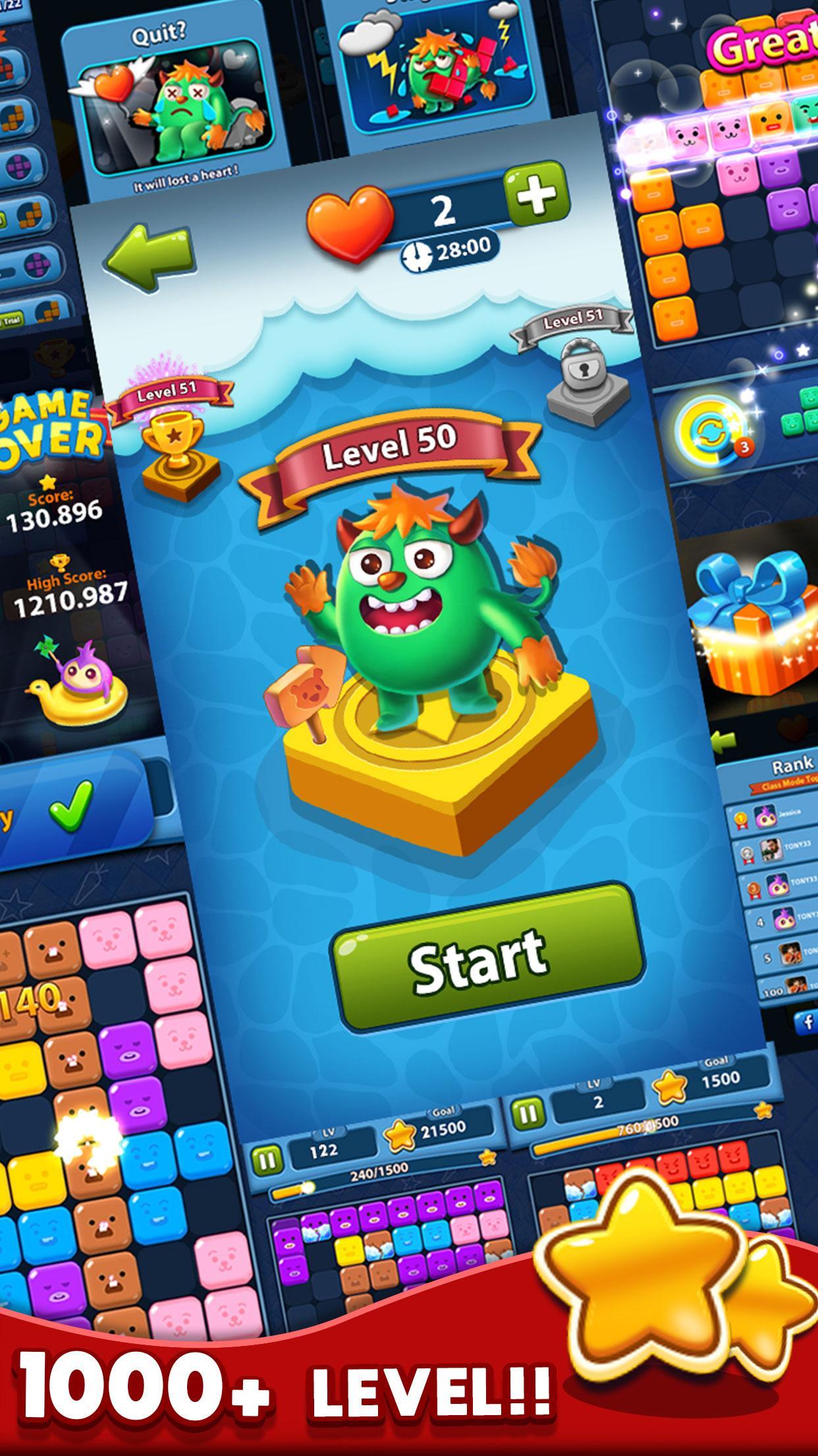 Rotate Block - Tetrix Block Pu Game Screenshot