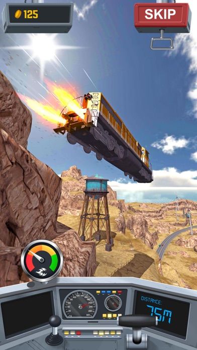 Train Ramp Jumping ภาพหน้าจอเกม
