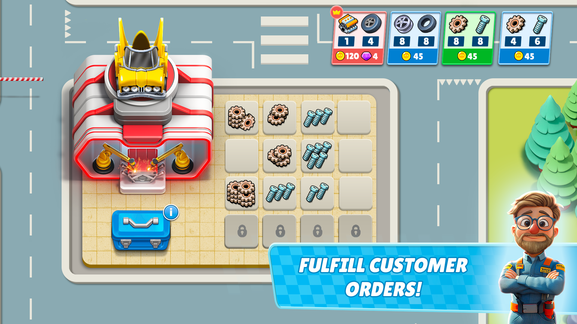 Merge & Ride: Races Game Screenshot