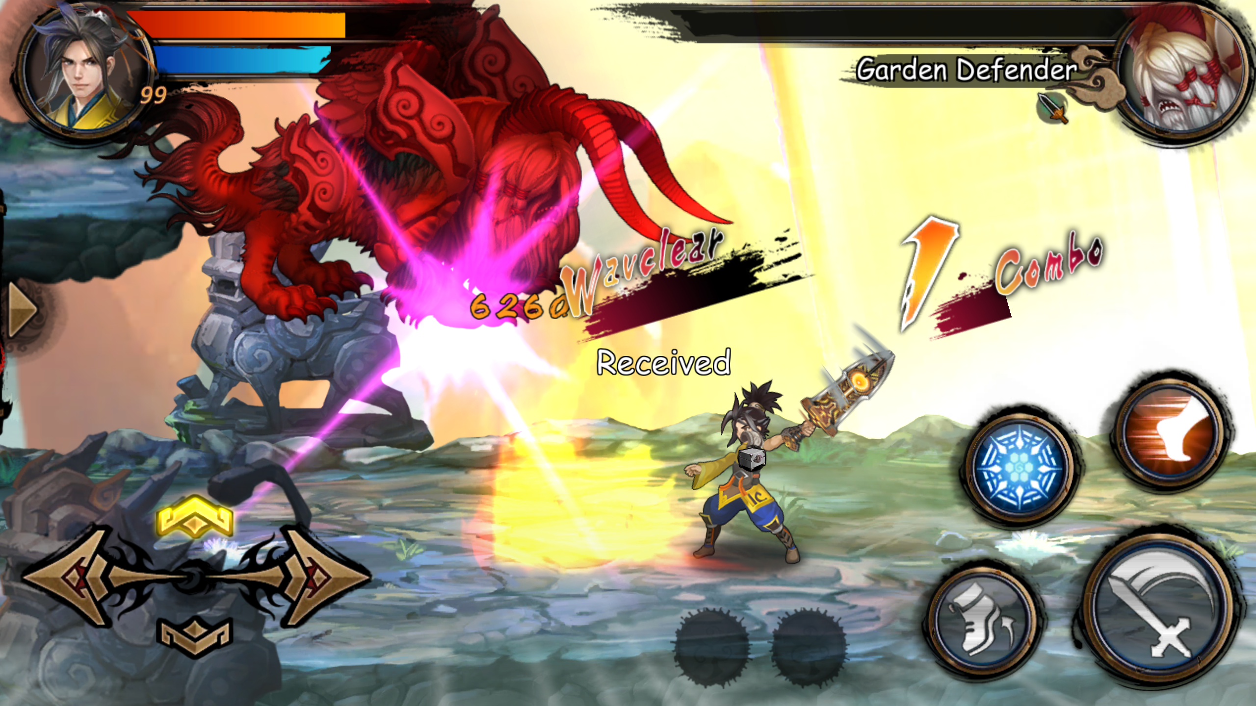 Warriors of Genesis Game Screenshot