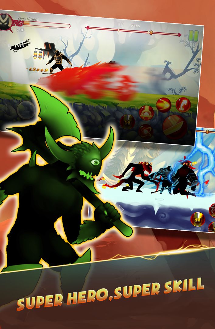 Stickman Ninja : Legends Warrior - Shadow Game RPG ภาพหน้าจอเกม