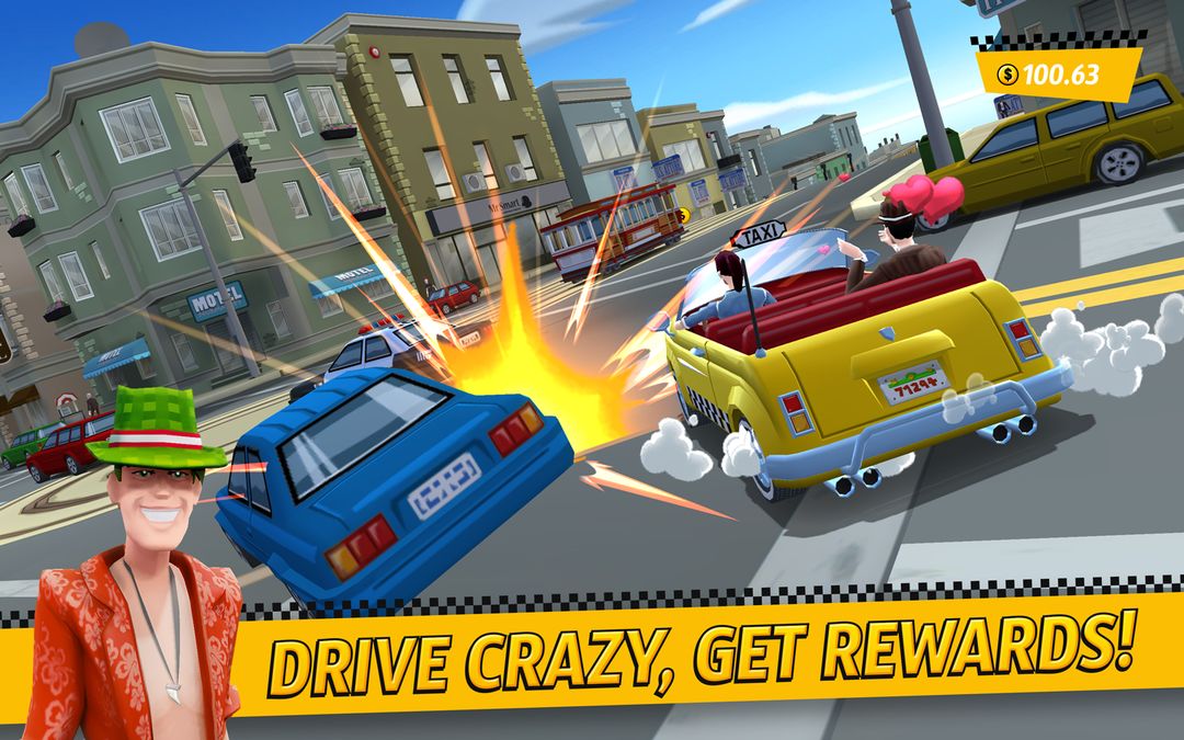 Screenshot of Crazy Taxi City Rush