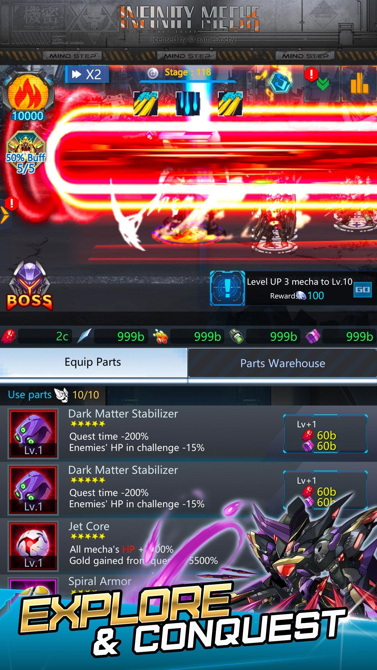 Infinity Mechs Game Screenshot