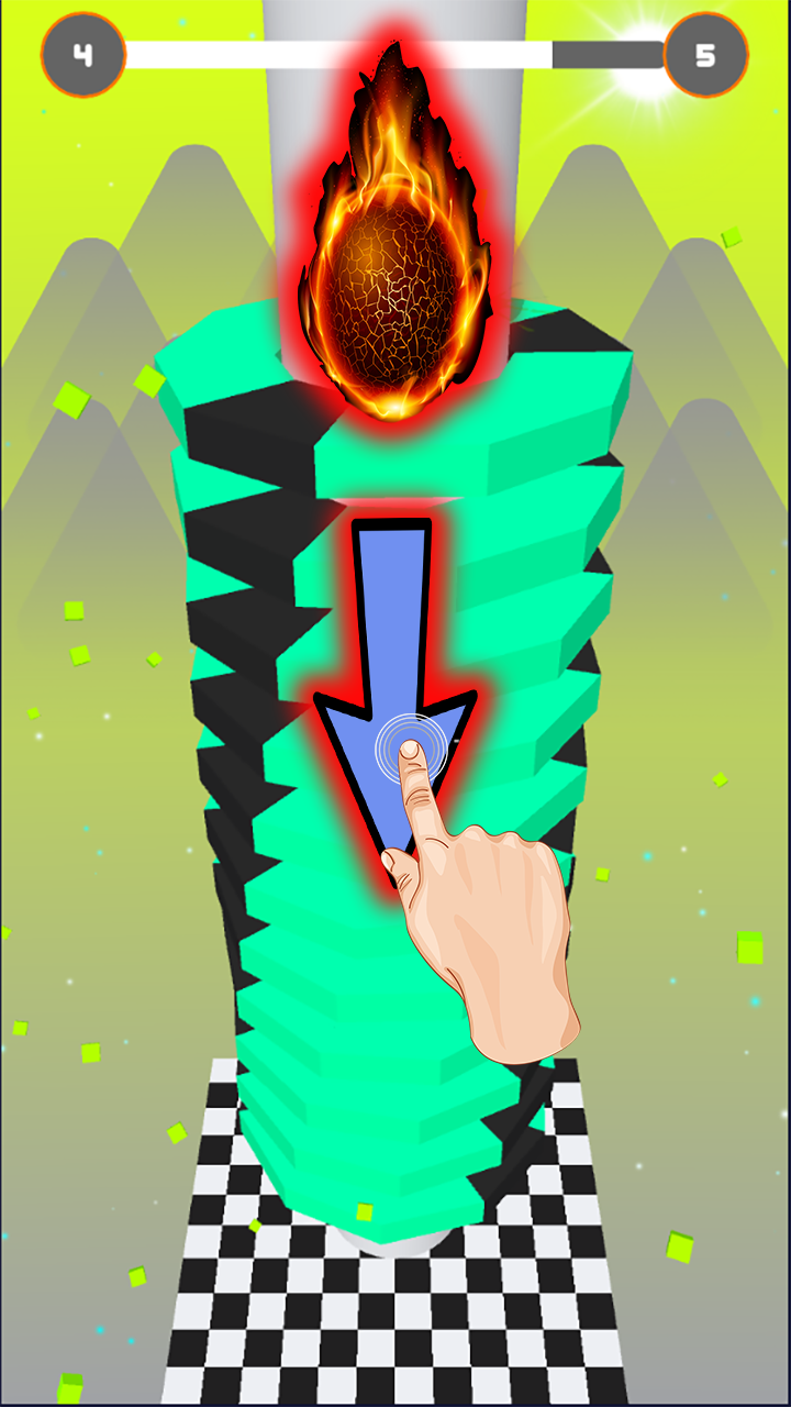 Screenshot 2 of Stuck ball jump drop 