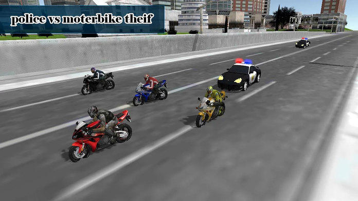 Скриншот игры City Police vs Motorbike thief : Cops Challenger