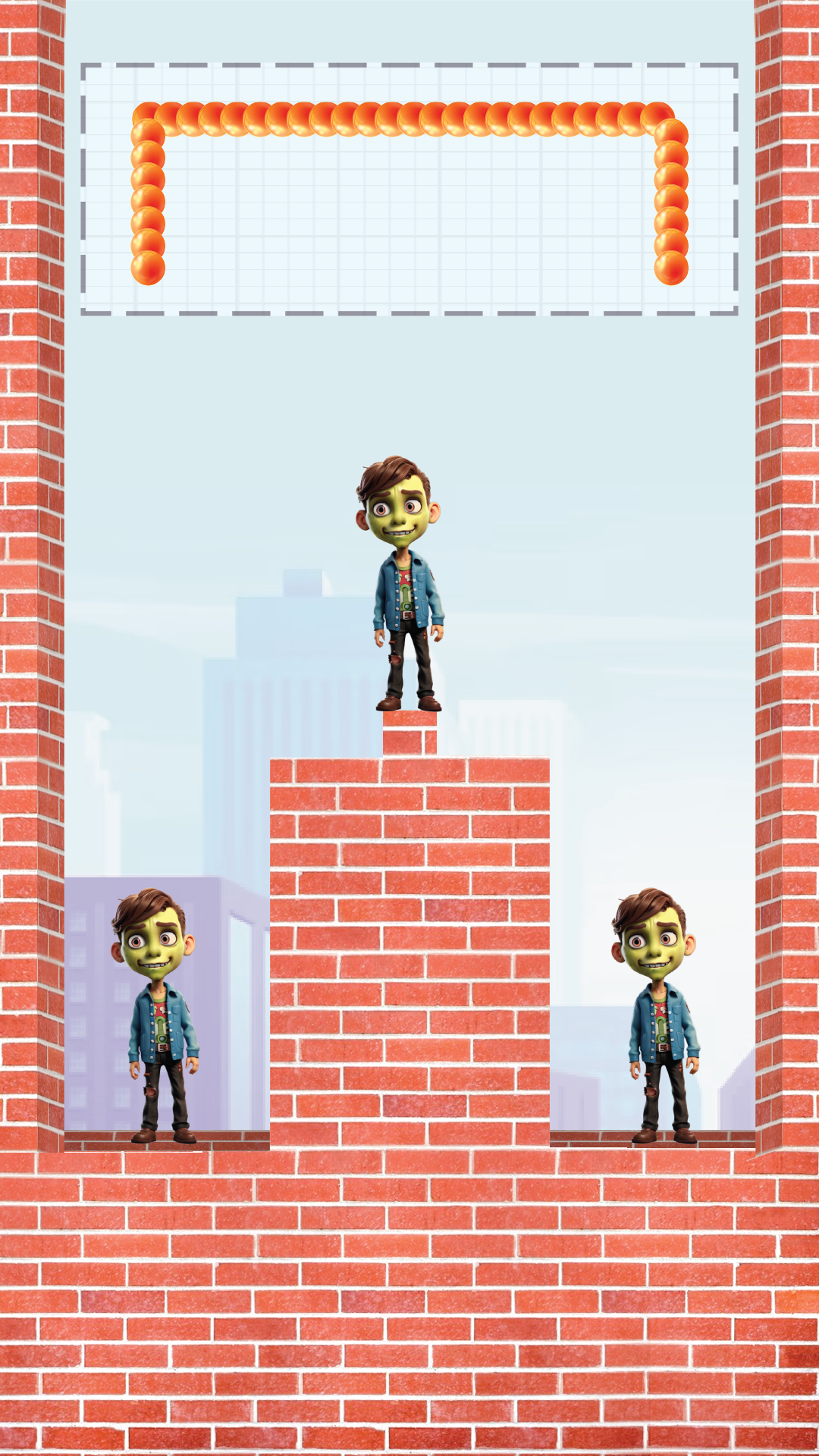 Draw To Destroy (Smash Zombie) Game Screenshot