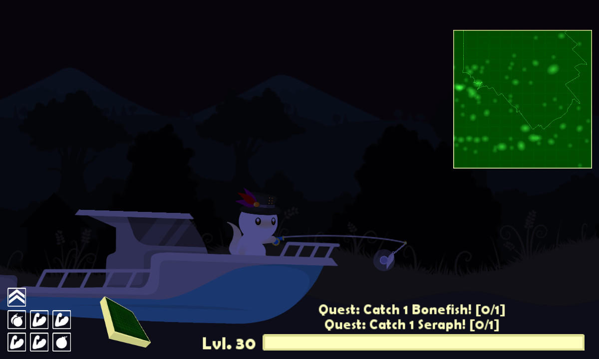Cat Goes Fishing screenshot game
