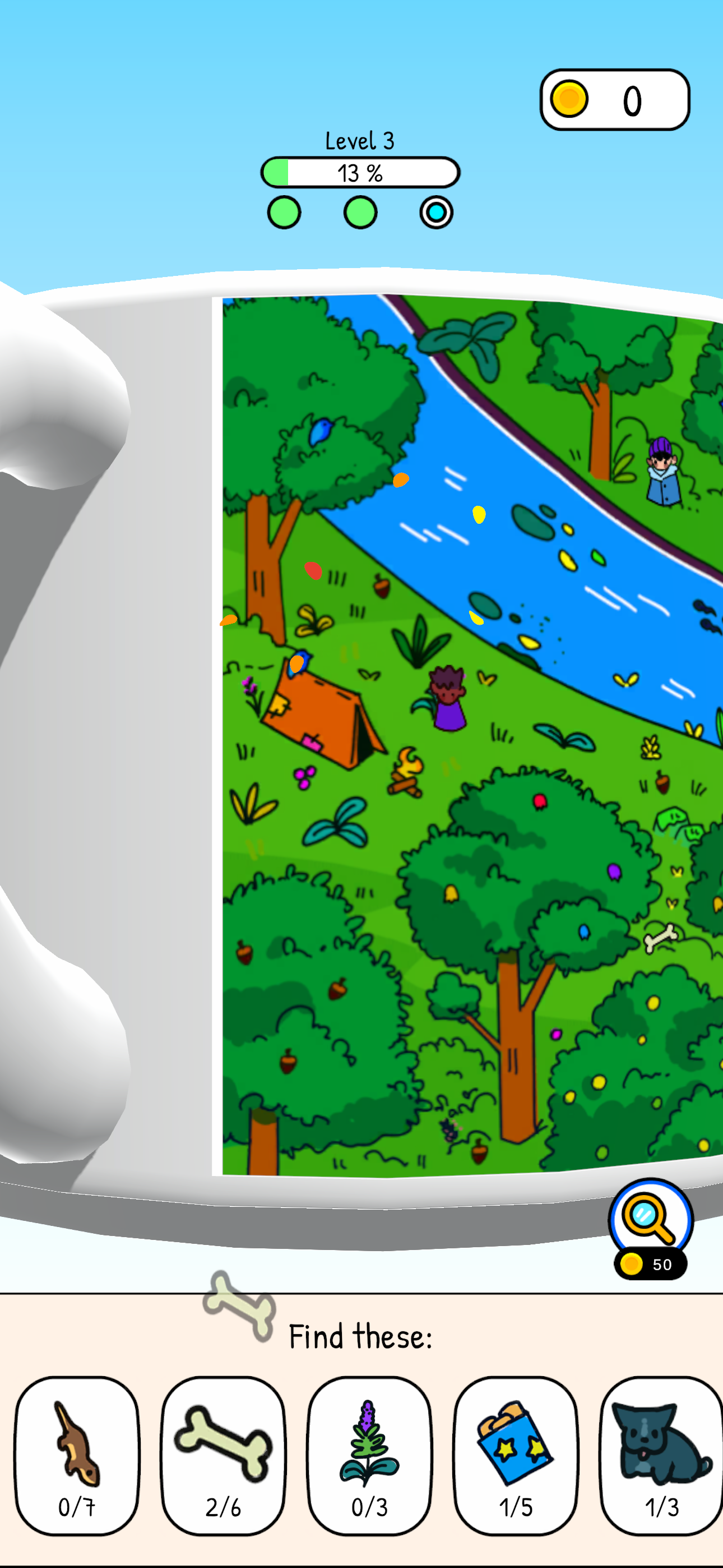 Cuplikan Layar Game Hidden Art 3D