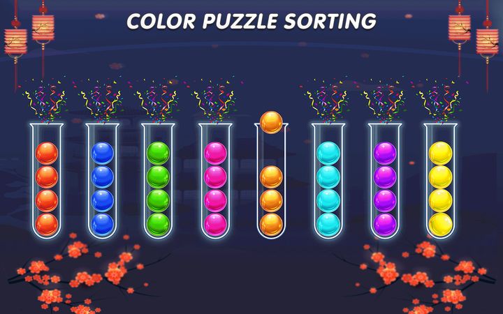 Ball Sort 3D Game Screenshot