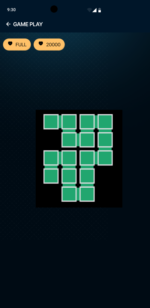 Puzzle Game : Fill One Line Game Screenshot