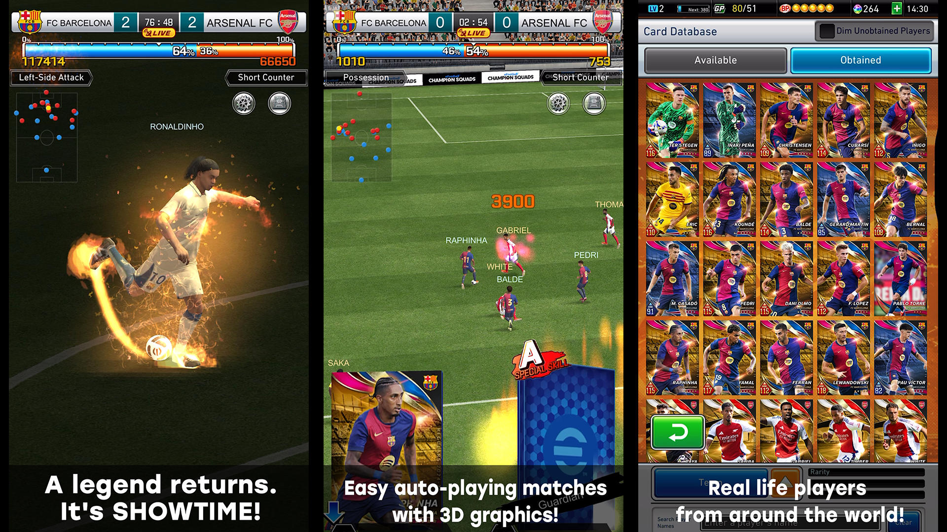 eFootball™  CHAMPION SQUADS ภาพหน้าจอเกม