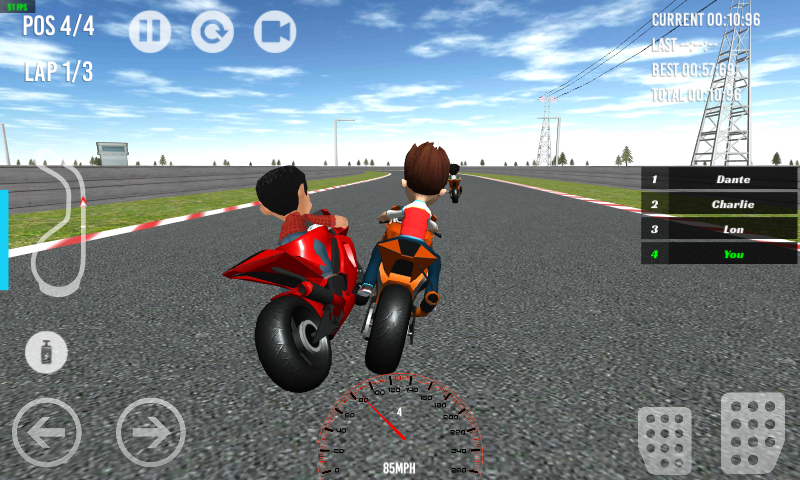 Screenshot of Paw Ryder Moto Racing 3D - paw racing patrol games