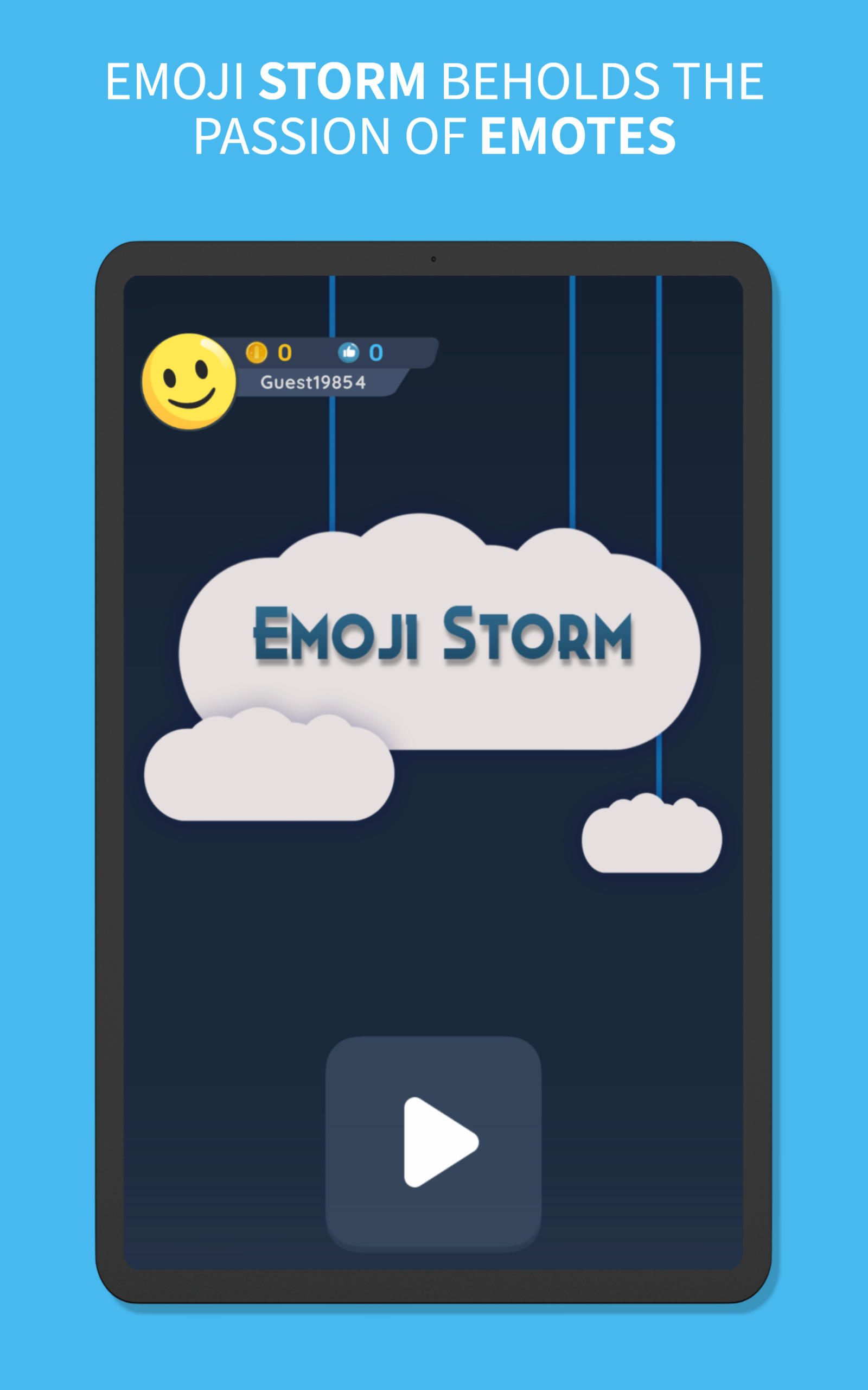 Emoji Storm Game Screenshot