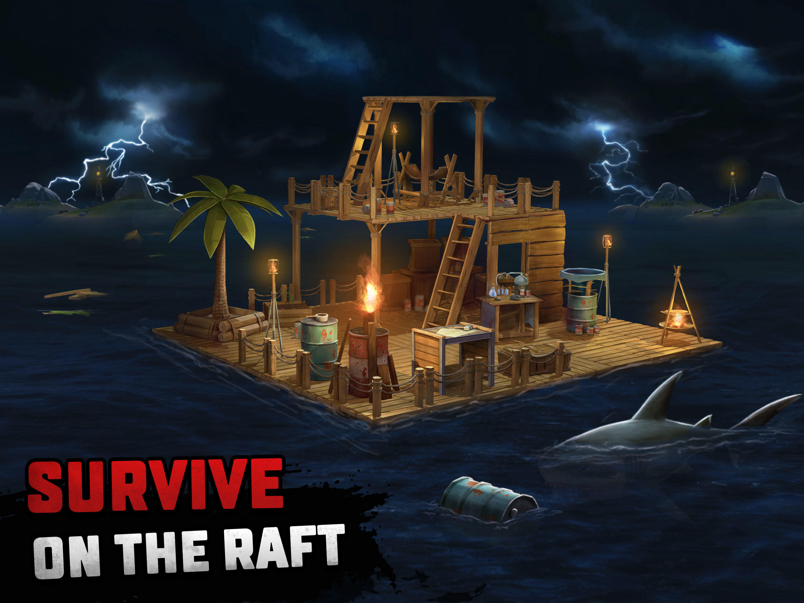 Raft® Survival - Ocean Nomad Game Screenshot