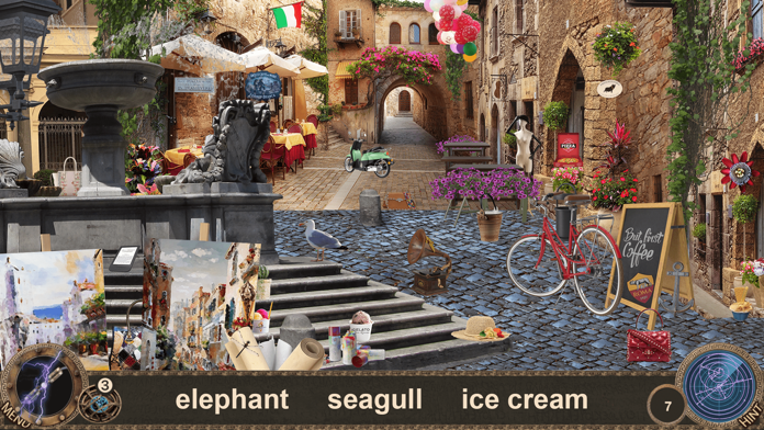 Hidden Objects Eternal City Game Screenshot