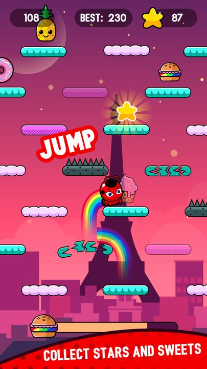 Ladybug and cat adventure 게임 스크린샷