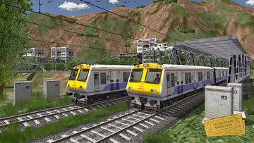 Indian Local Train Simulator ゲームのスクリーンショット