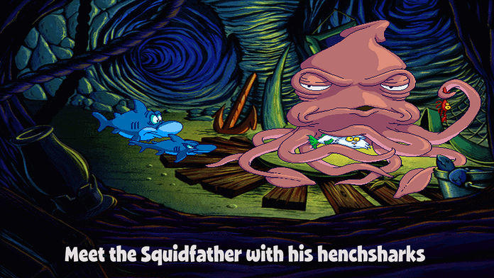 Freddi Fish 1: Kelp Seeds ภาพหน้าจอเกม