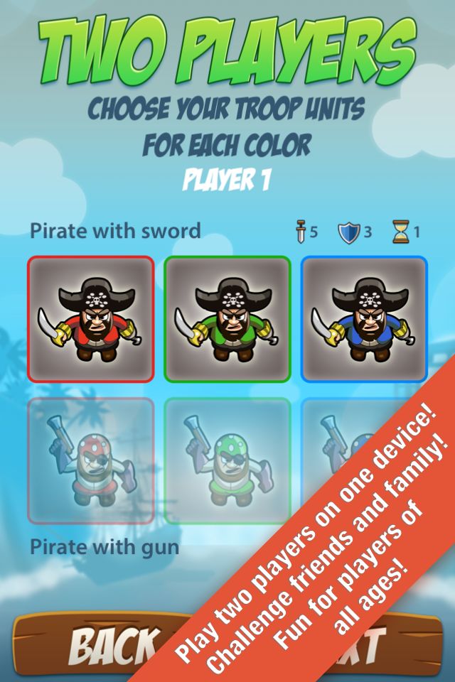 Pirate Vs Ninja 2 player game 게임 스크린 샷