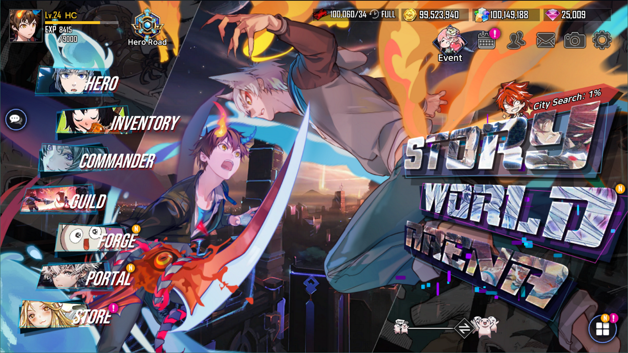 Hero Cantare with WEBTOON™ Game Screenshot