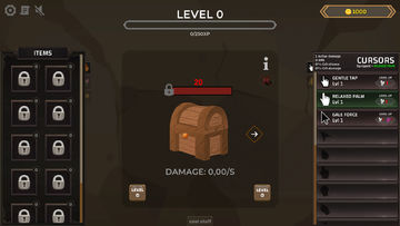 Treasure Chest Clicker Game Screenshot