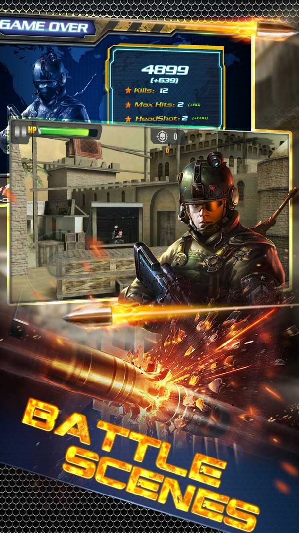 Counter Swat Gun Strike - Free Shooter Game 게임 스크린 샷