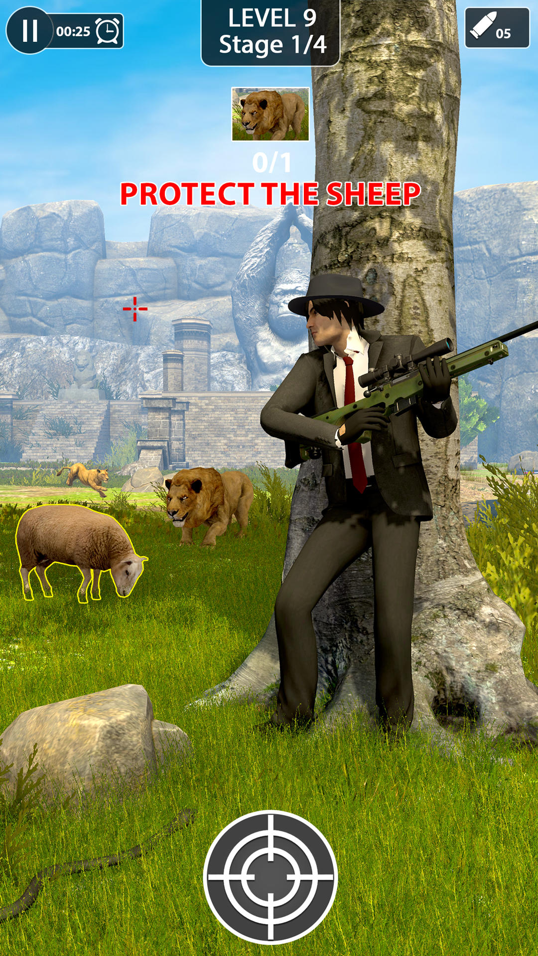 Captura de Tela do Jogo Animal Shooting: Jungle Hunter