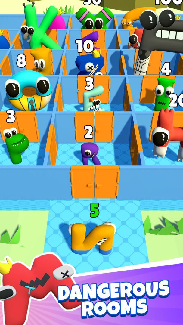 Screenshot of Alphabet: Room Maze