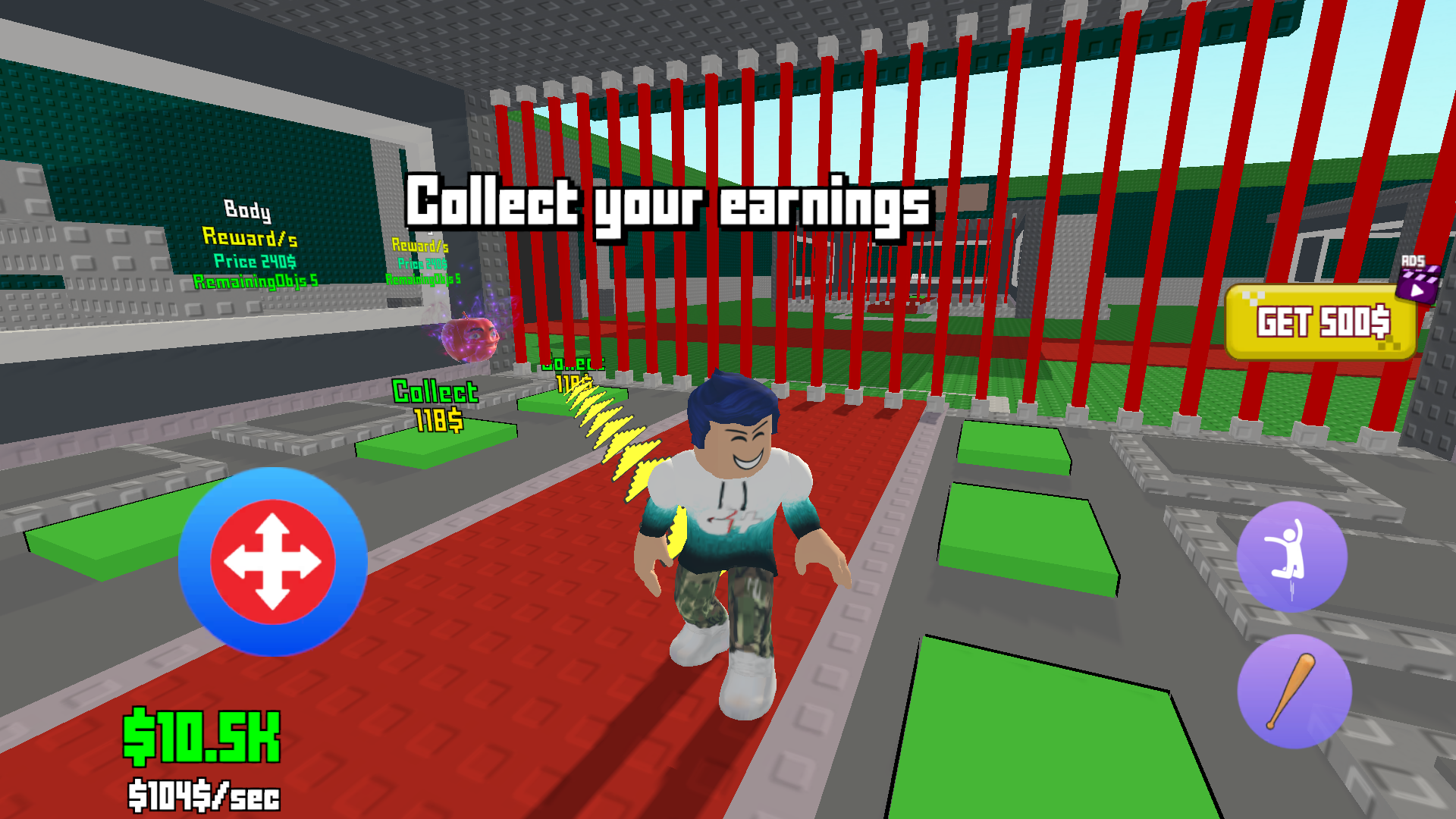 Steal All Body Parts ゲームのスクリーンショット