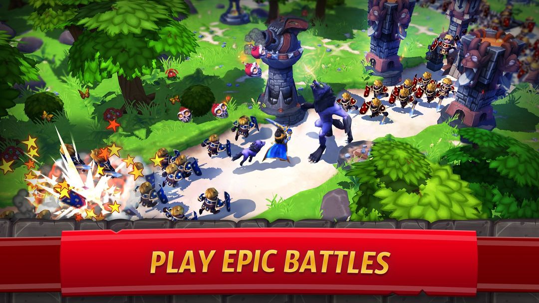 Royal Revolt 2: Tower Defense ภาพหน้าจอเกม