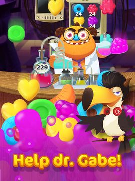 Sugar Monster Blast Game Screenshot
