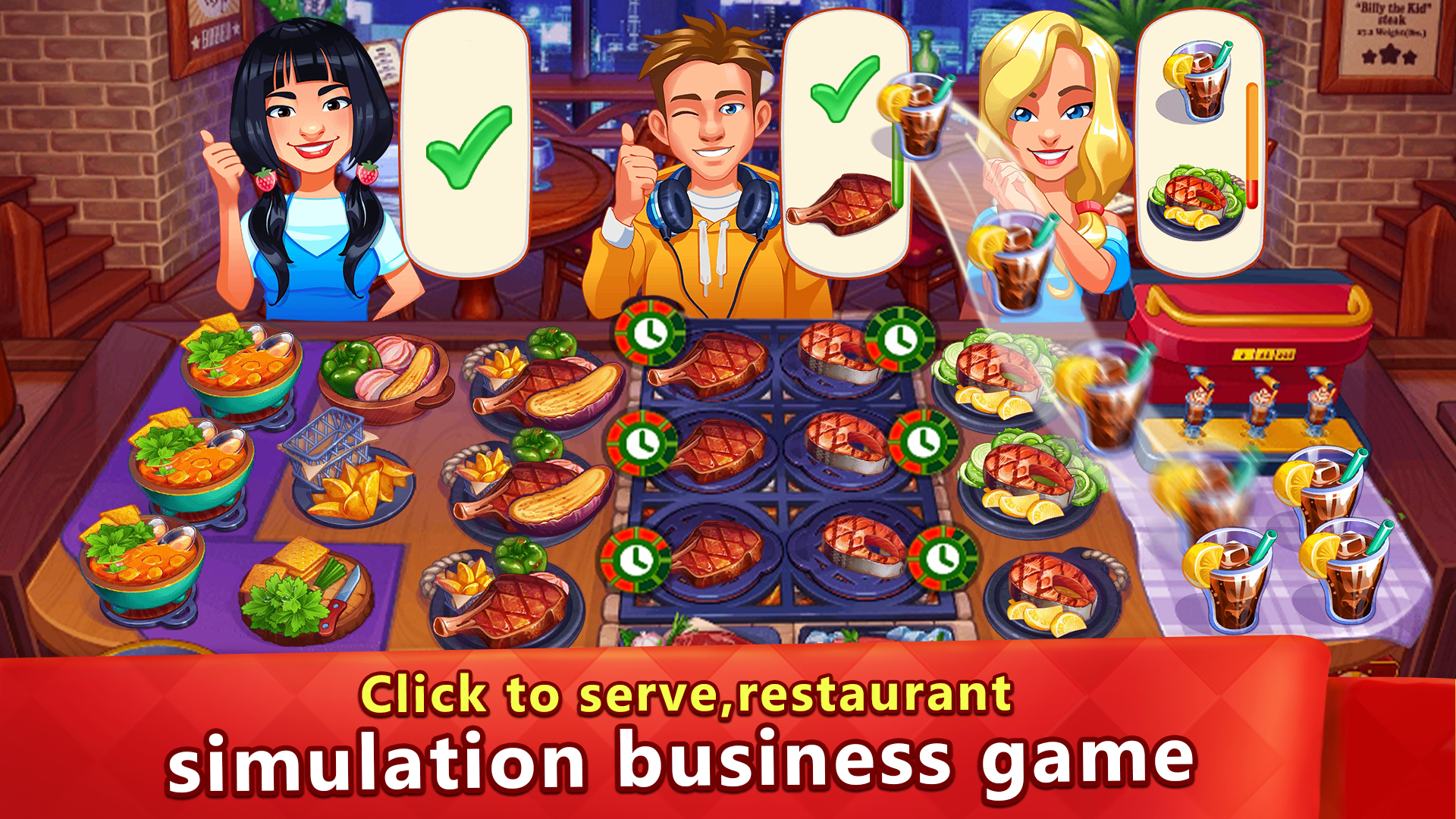 Screenshot 1 of Ketua Chef - Permainan Memasak Restoran Dapur 2.1