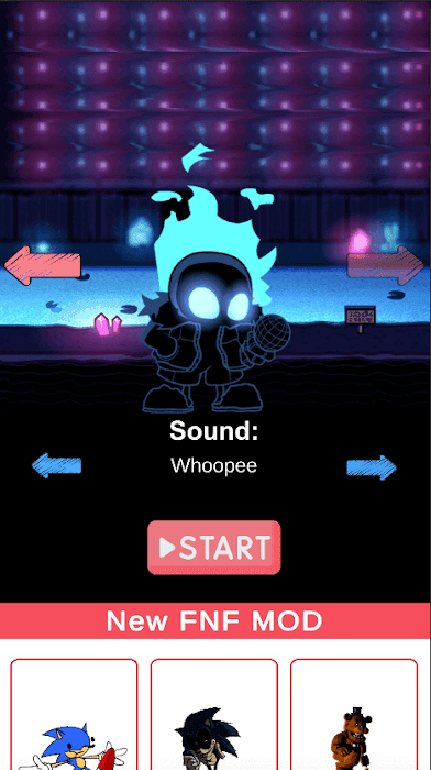 FNF SANS Mod Test Game Screenshot