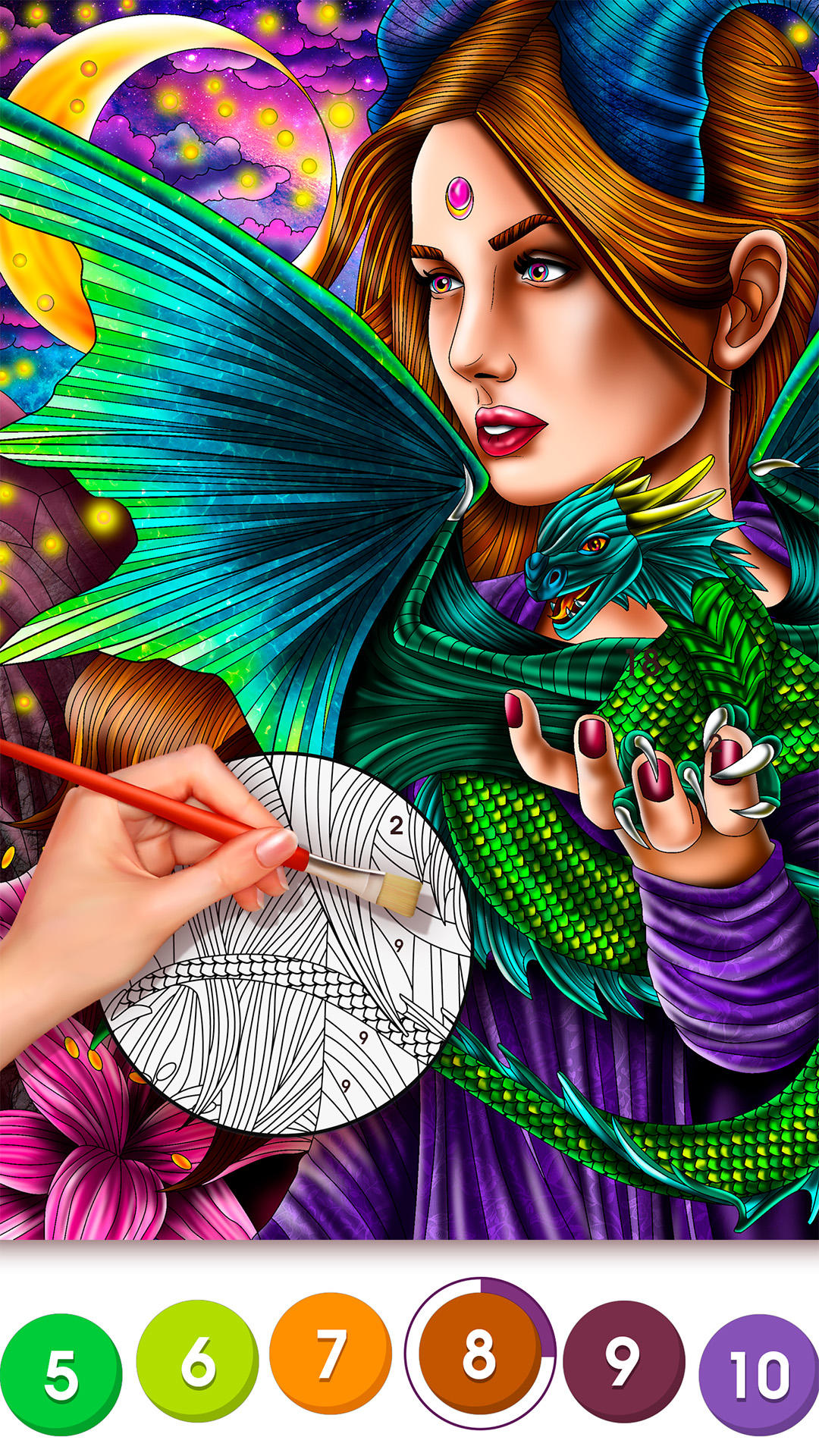 Color Book:  Secret Stories 게임 스크린샷