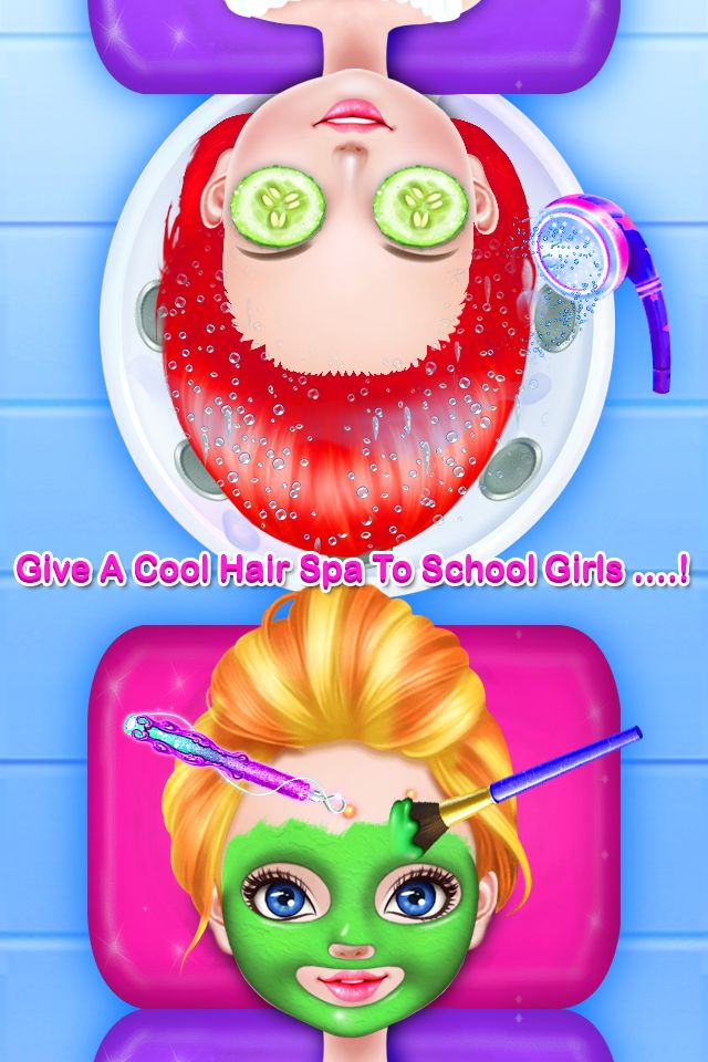 Screenshot of School kids Hair styles-Makeup Artist Girls Salon