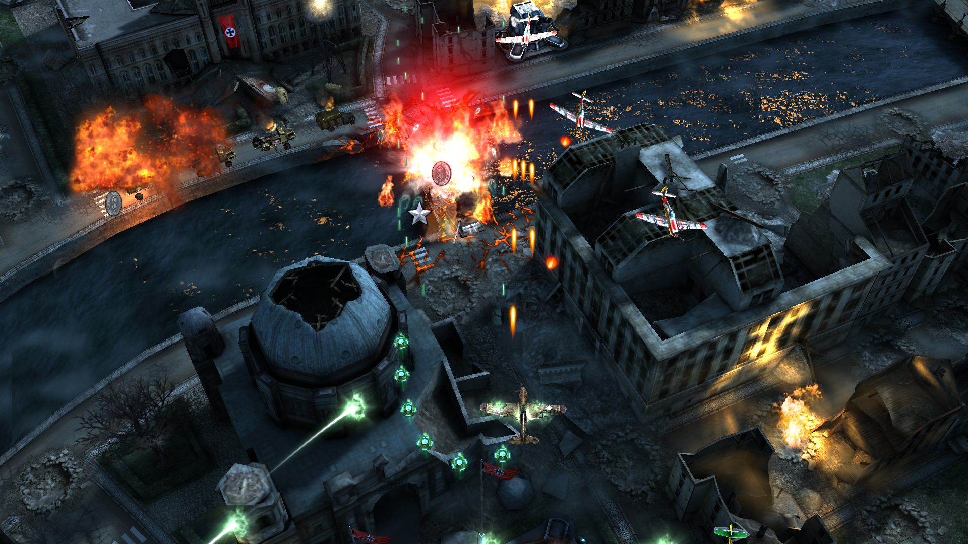 Captura de Tela do Jogo AirAttack 2: WW2 Plane Shooter