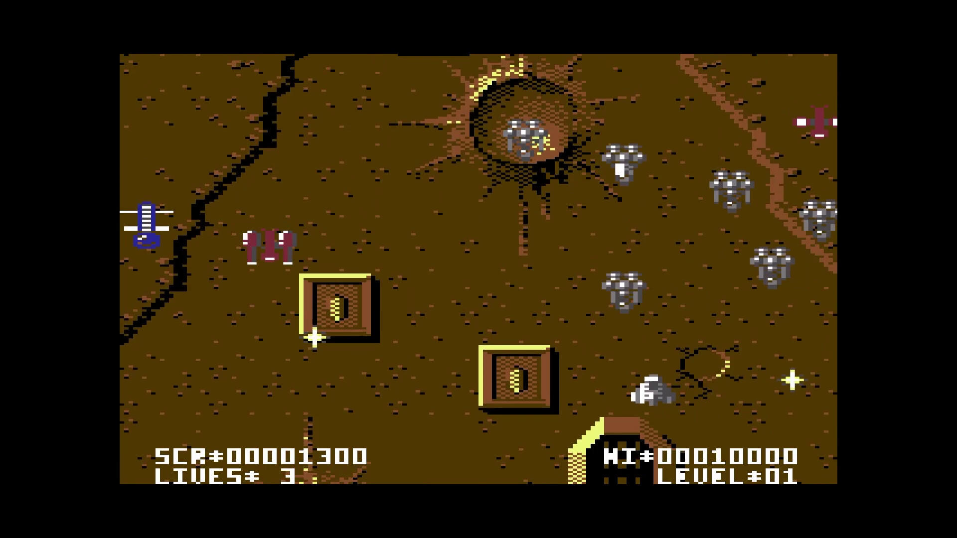 Screenshot of Hades Nebula (C64/Spectrum)
