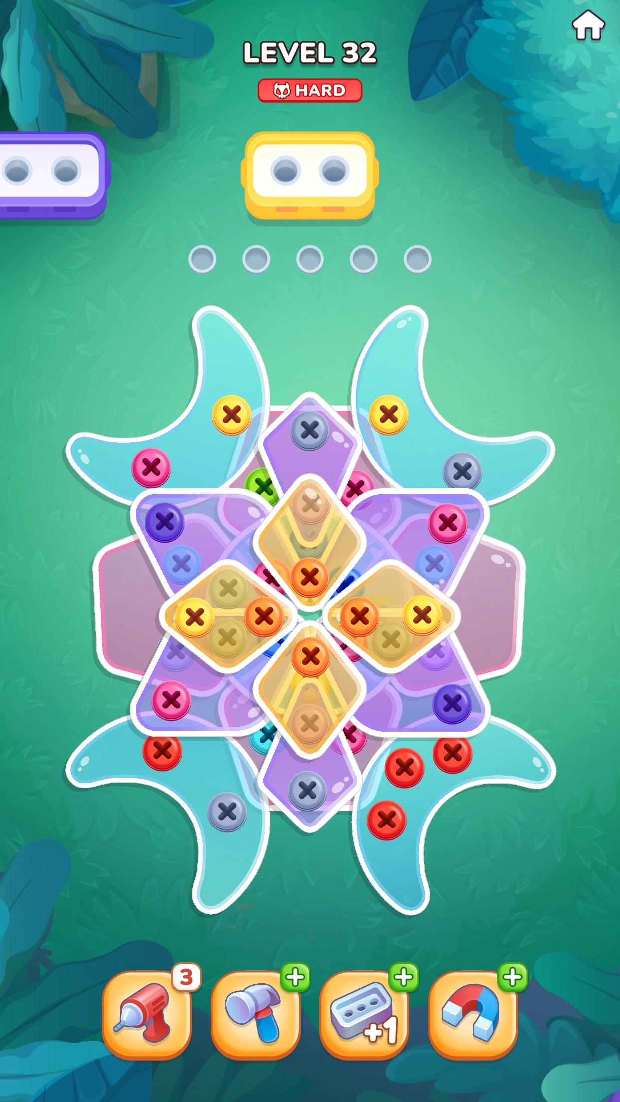 Screw Stars: Unlock and Solve Game Screenshot