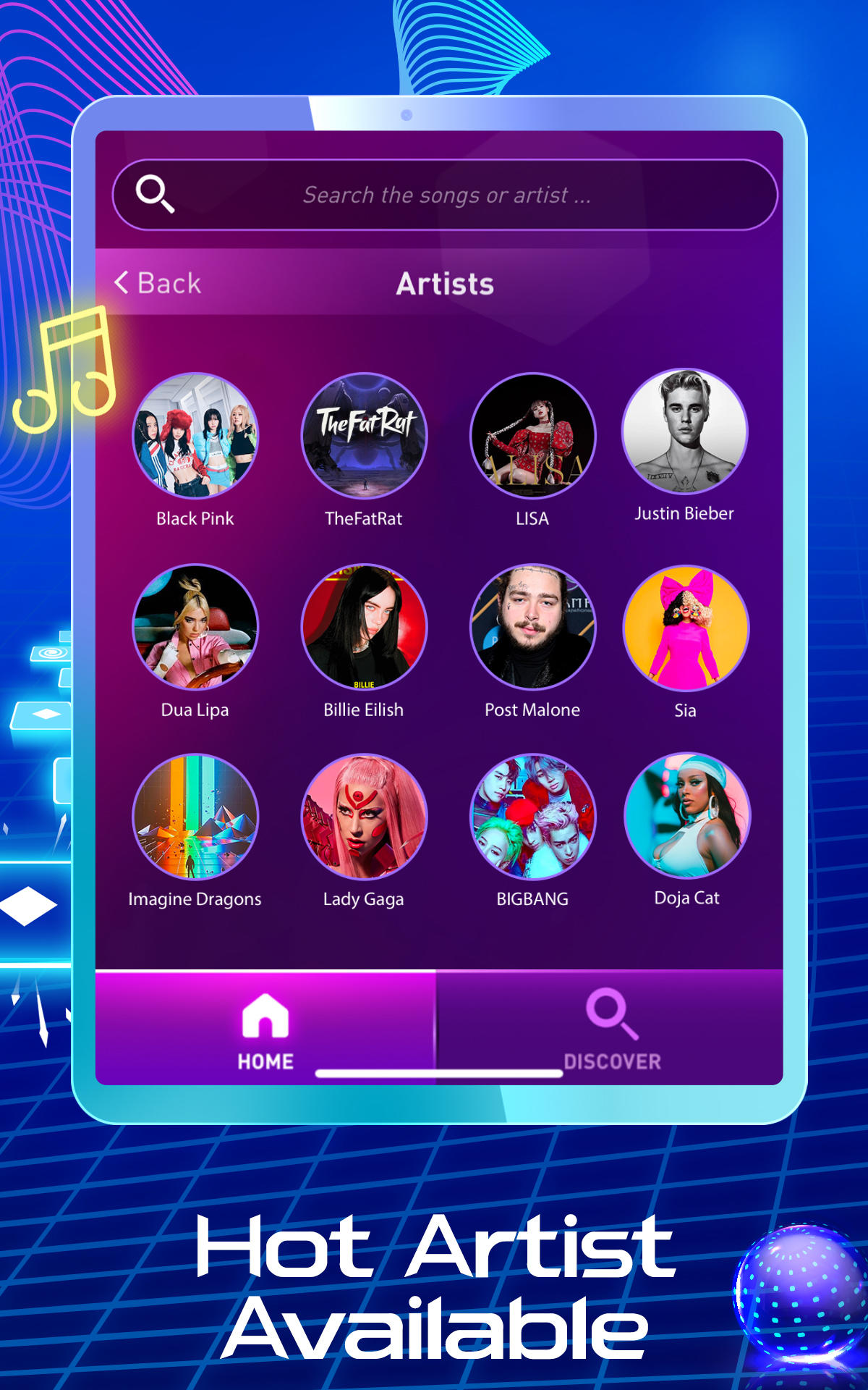 Tiles Hop Music & Ball Game Game Screenshot