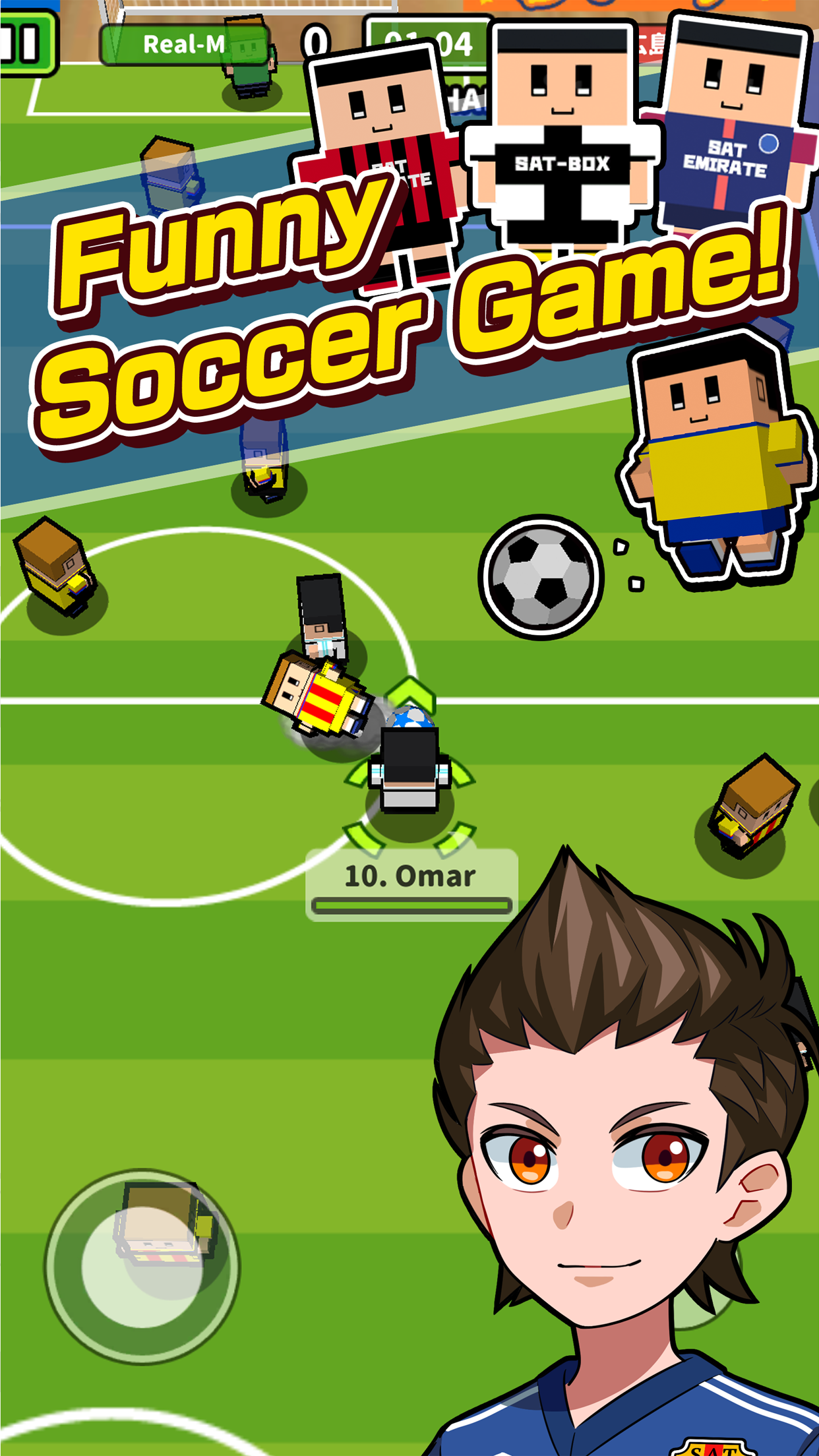 Soccer On Desk Game Screenshot