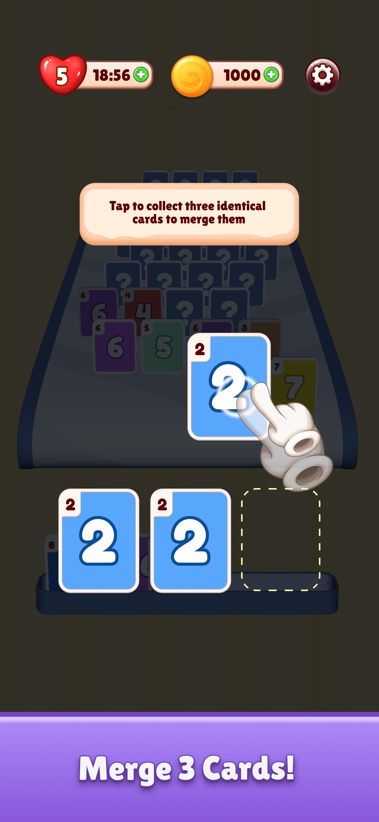 Merge Card 3D Game Screenshot