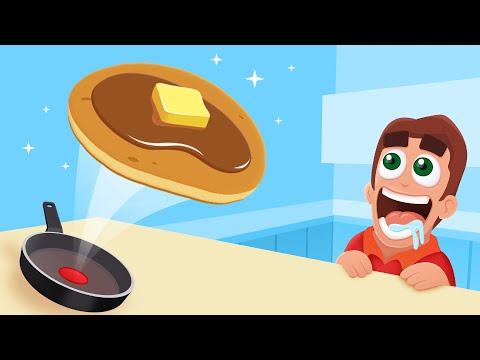 Screenshot of the video of Flippy Pancake